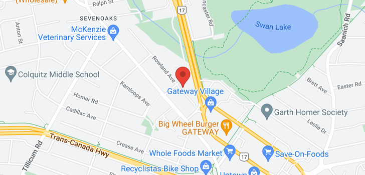 map of 303-3815 Rowland Ave